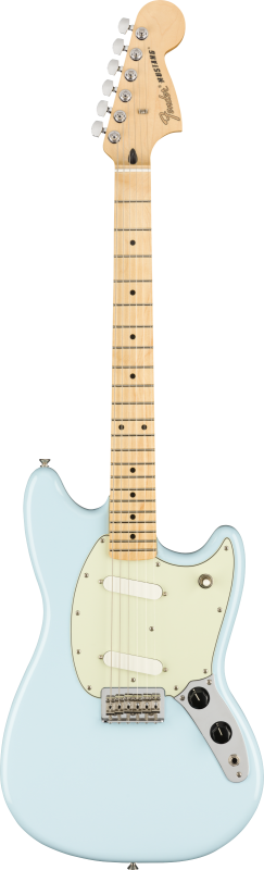 Fender Player Mustang elektrická kytara, javorový hmatník, Sonic Blue