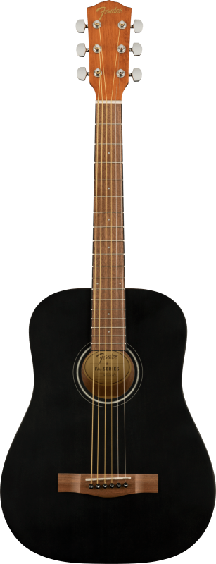 Fender Akustická kytara FA-15 Steel, černá, 3/4 velikost