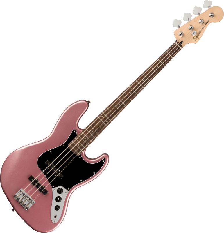 Squier basová kytara Affinity Jazz Bass LRL Burgundy Mist