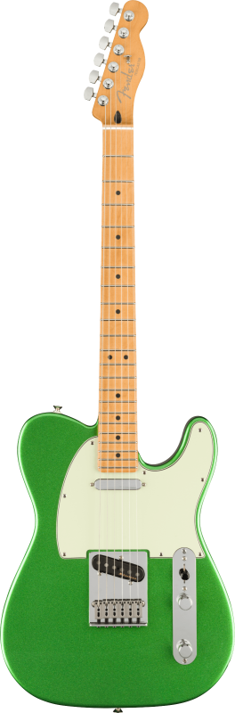 Fender Elektromos kytara Player Plus Telecaster, javorová hmatník, Cosmic Jade