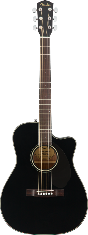 Fender CC-60SCE koncertní elektro-akustická kytara, černá