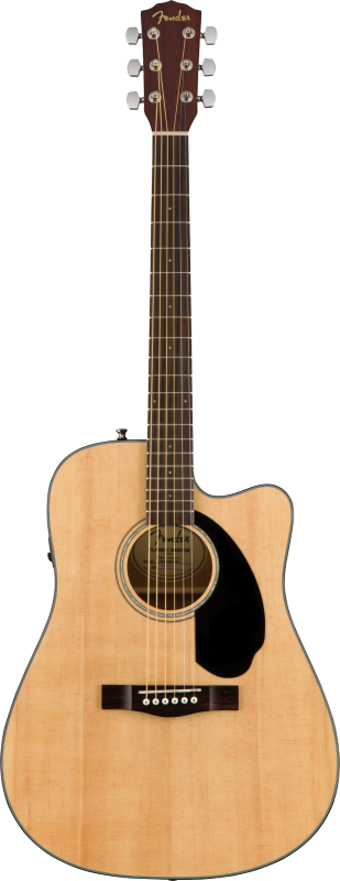 Fender Dreadnought elektro-akustická kytara, přírodní barva