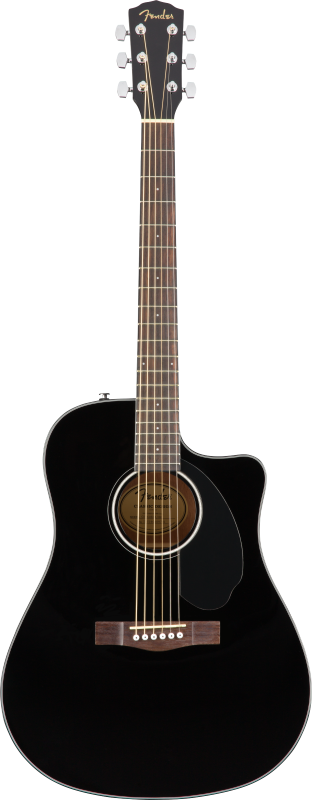 Fender elektro-akustická dreadnought CD-60SCE, černá