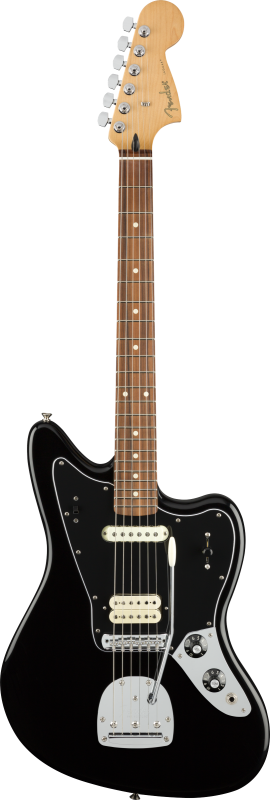 Fender Elektrická kytara Player Jaguar, Pau Ferro hmatník, černá