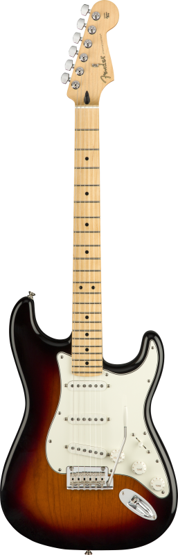 Fender Elektrická kytara ST model, javorový hmatník, 3barevný Sunburst