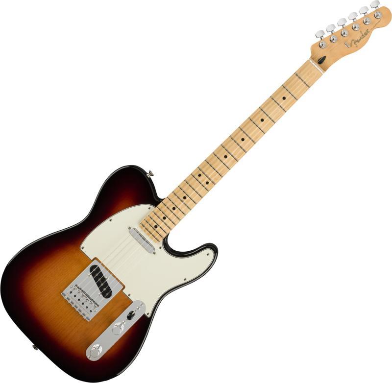 Fender elektrická kytara Player Telecaster MN, 3-barvový sunburst