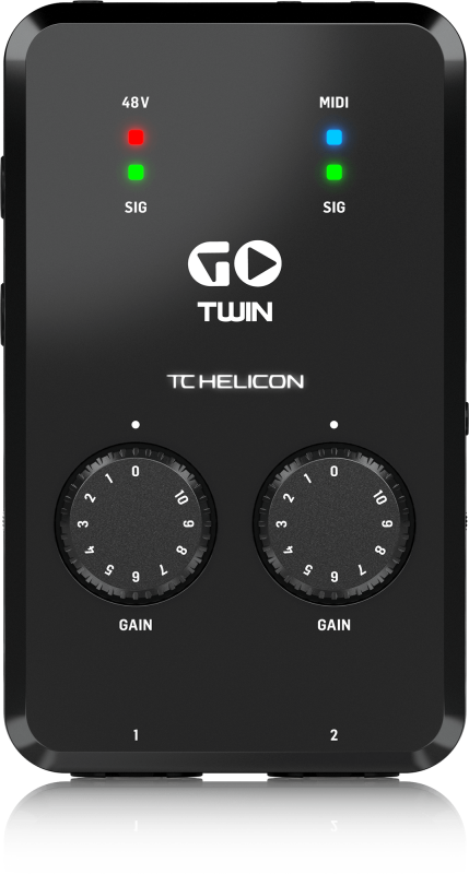 TC Helicon Vysoce kvalitní 2-kanálová audio/MIDI rozhraní pro mobilní zařízení
