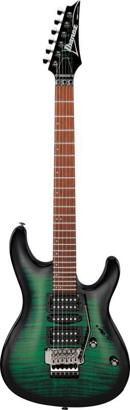 Ibanez Signature kytara 6-strunová Kiko Loureiro, průhledná smaragdová burst