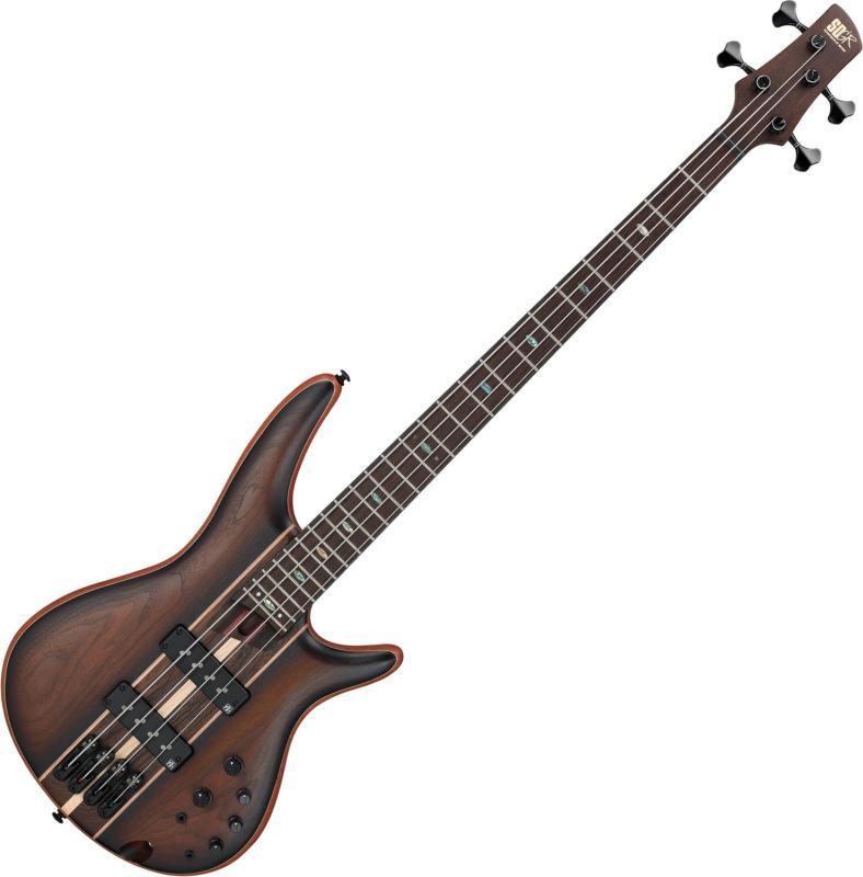 Ibanez Premium SR 4-strunná elektrická basová kytara, Dual Mocha Burst, včetně gigbagu