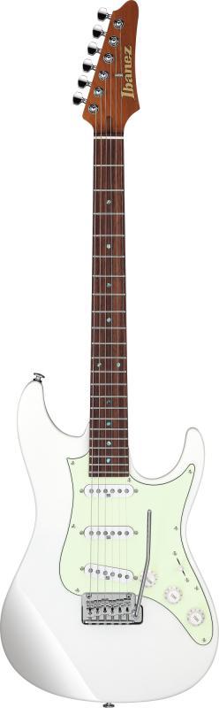 Ibanez elektrická kytara Luca Mantovanelli, 6 strun, bílá, s pouzdrem