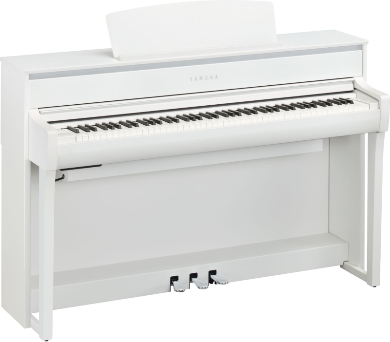 Yamaha Digitální piano CLP-775 WH, bílá, klavírní klávesy, Bluetooth