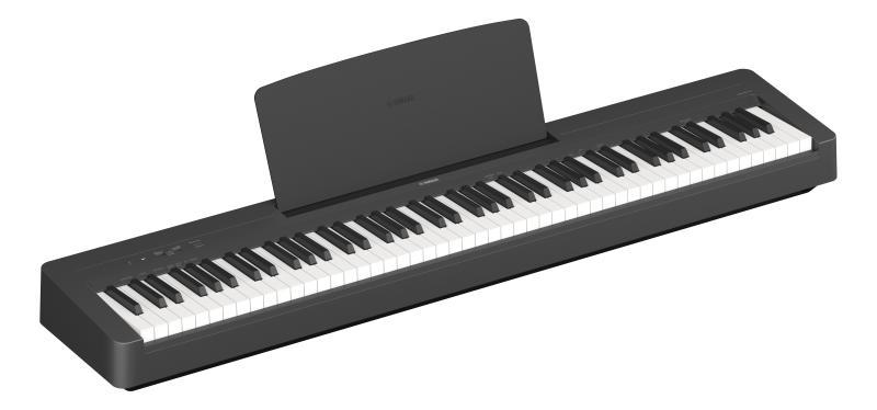 Yamaha digitální piano P-145B, kompaktní, klavírní klávesy