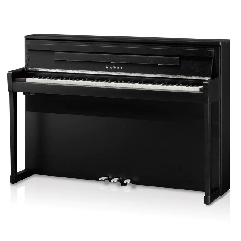 Kawai digitální klavír, 88 kláves, kladívková mechanika, 256 hlasů, Bluetooth, černý