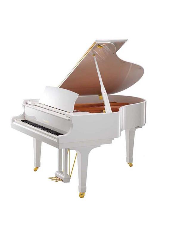 Kawai akustická klavír, 88 kláves, 180 cm, lesklá bílá