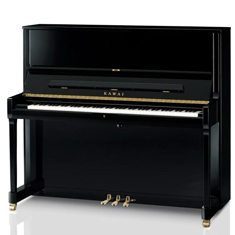 Kawai akustické pianino, 88 kláves, 130 cm, lesklá černá