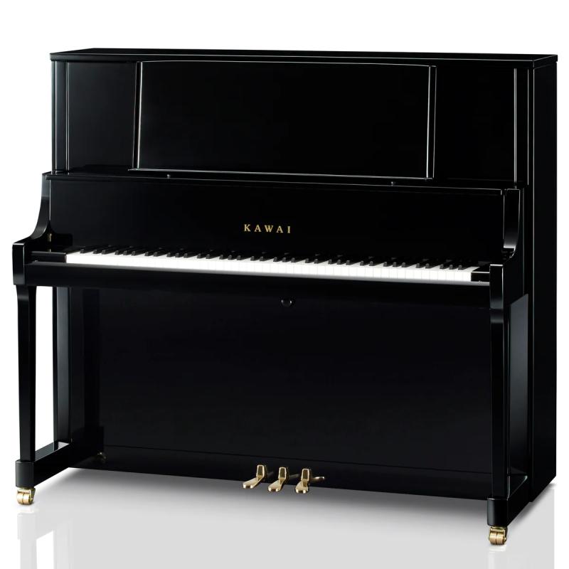 Kawai akustické pianino, 88 kláves, 134 cm, lesklá černá