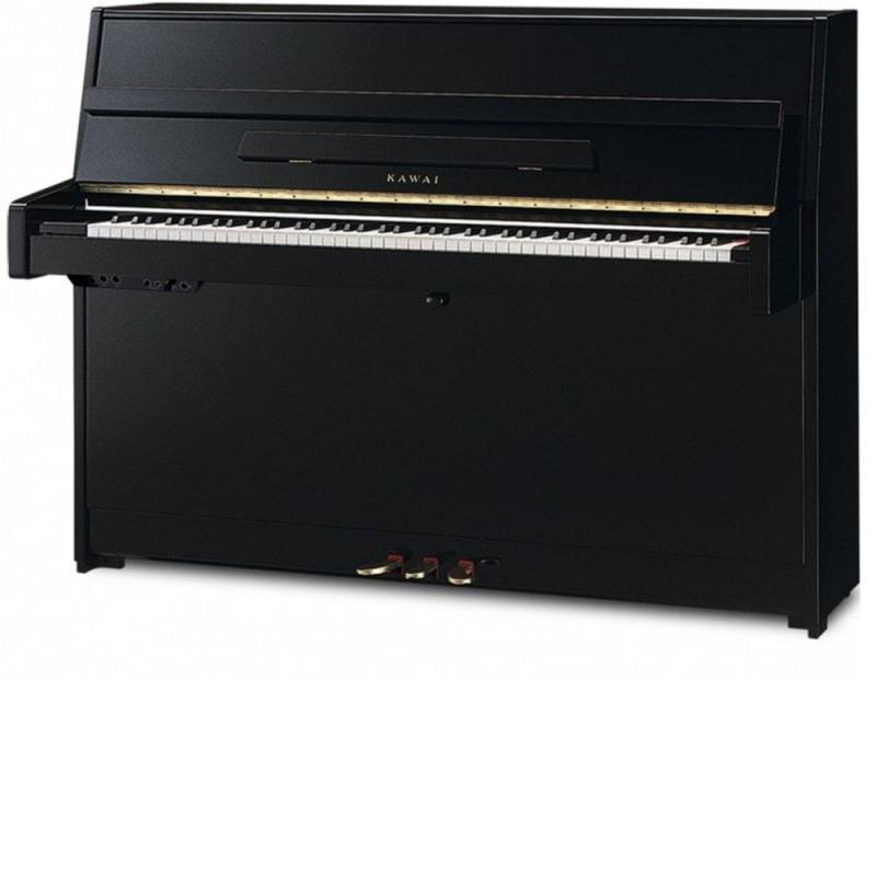Kawai akustické pianino, ATX3 hybridní systém, 88 kláves, 110 cm, lesklá bílá