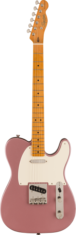 Squier FSR Classic Vibe '50s Telecaster, javorový hmatník, parchantová pickguard, burgundská mlha