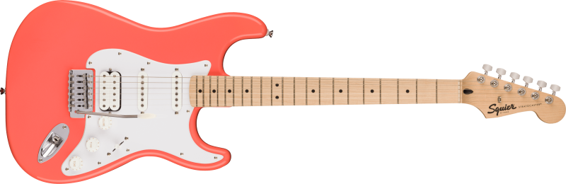 Squier Sonic Stratocaster HSS MN Tahitian Coral