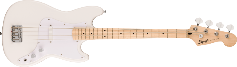 Squier elektrická basová kytara Sonic Bronco Bass MN Arctic White