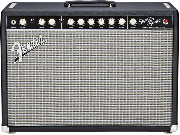 Fender Super-Sonic 22 černý, lampový kytarový zesilovač