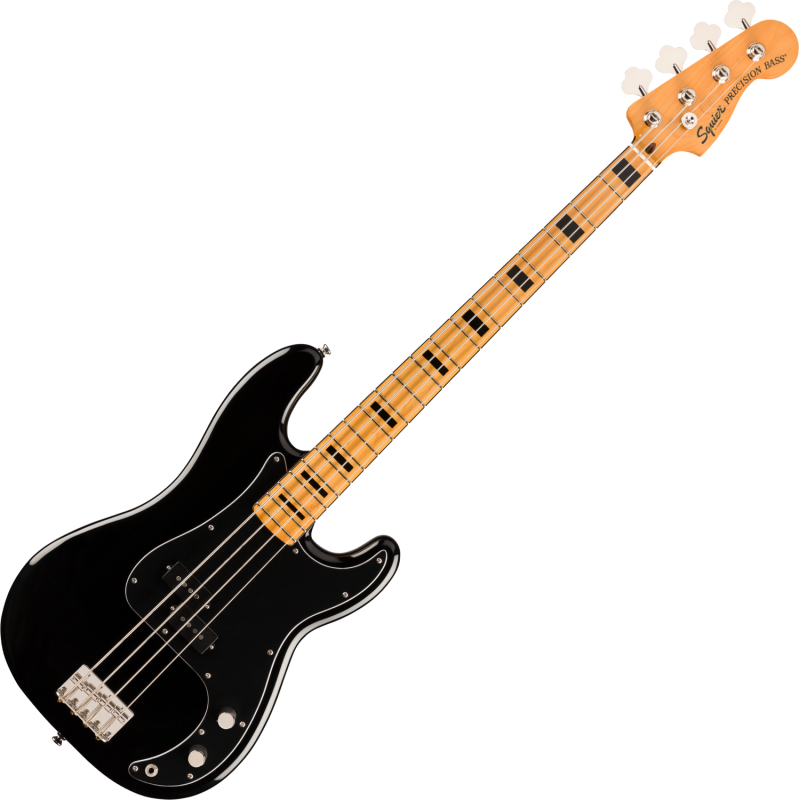 Squier Classic Vibe '70s Precision Bass, Javorový hmatník, Černá