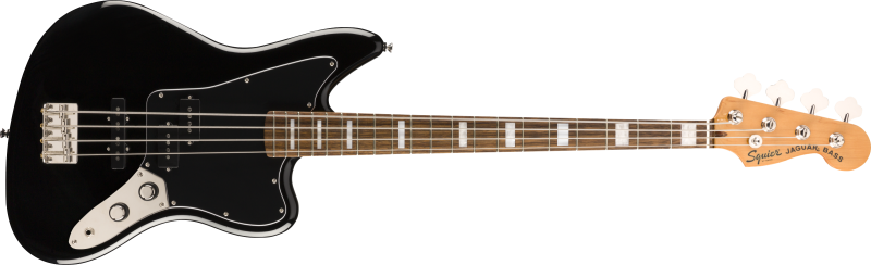Squier Classic Vibe Jaguar Bass, černá, elektrická baskytara, 4 struny