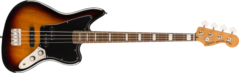 Squier Classic Vibe Jaguar Bass, javorová hmatník, 3-barvový sunburst