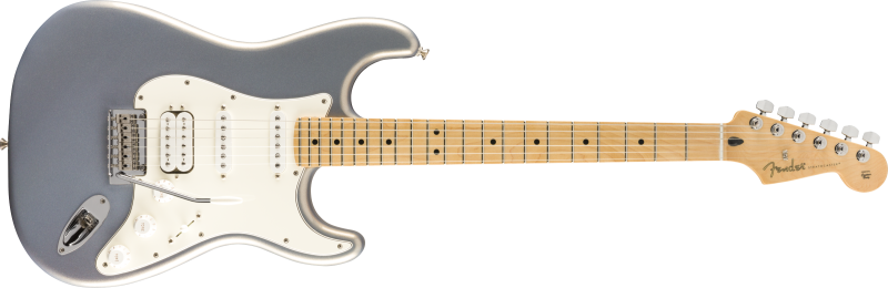 Fender Elektromos kytara Player Stratocaster HSS, stříbrná