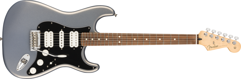 Fender Elektrická kytara Player Stratocaster HSH PF stříbrná
