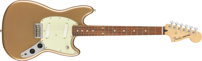 Fender Player Mustang, Pau Ferro hmatník, Firemist Gold