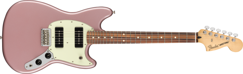 Fender Player Mustang 90, Pau Ferro hmatník, Burgundská metalíza