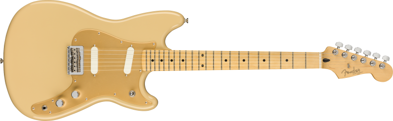 Fender Player Duo Sonic elektrická kytara, javorový hmatník, pouštní písek