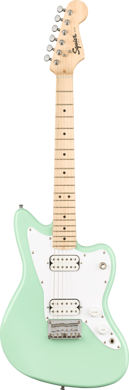 Squier Mini Jazzmaster HH, Javorový hmatník, Surf Green