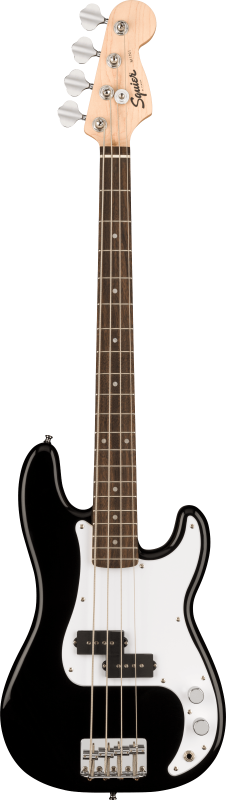 Squier Mini Precision Bass Černý, javorový hmatník