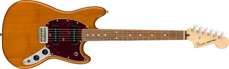 Fender Elektrická kytara Player Mustang 90 PF, přírodní finish