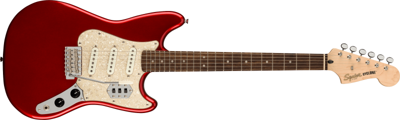 Squier Paranormal Cyclone, elektrická kytara, Candy Apple Red