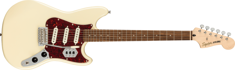 Squier Paranormal Cyclone, perleťově bílá, elektrická kytara