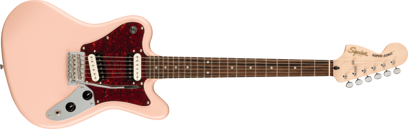Squier Paranormal Super-Sonic, Shell Pink elektrická kytara