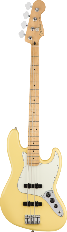 Fender basová kytara 4 struny, javorový hmatník, máslová smetana