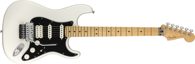 Fender Elektrická kytara Player Stratocaster Floyd Rose HSS MN Polar White