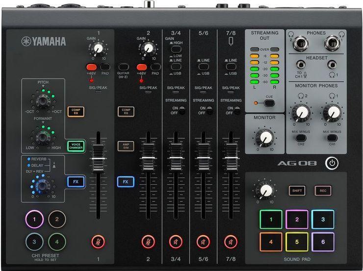 Yamaha Podcast mixážní pult, černý