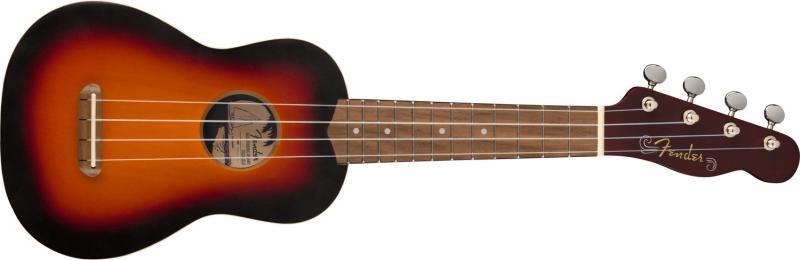 Fender soprán ukulele 2-barvový sluneční západ