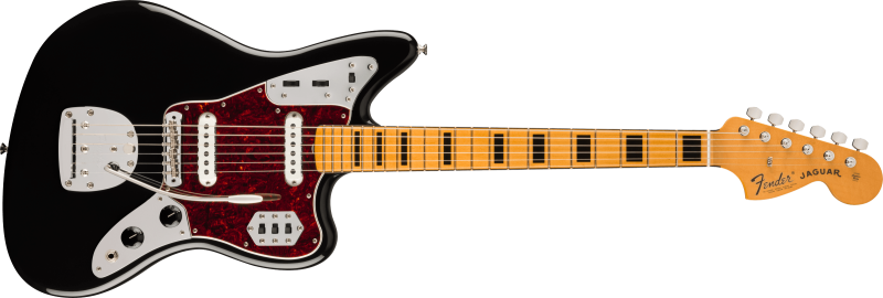 Fender Elektromos kytara Vintera® II '70s Jaguar®, černá