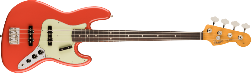 Fender elektrická basová kytara Vintera® II '60s Jazz Bass®, Fiesta Red