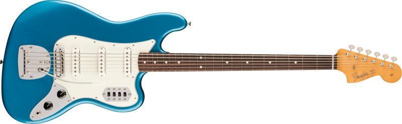 Fender elektrická basová kytara Vintera® II '60s Bass VI, Lake Placid Blue