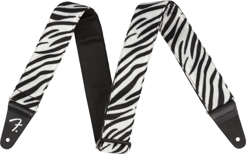 Fender popruh, divoký zvířecí vzor, Zebra, 2
