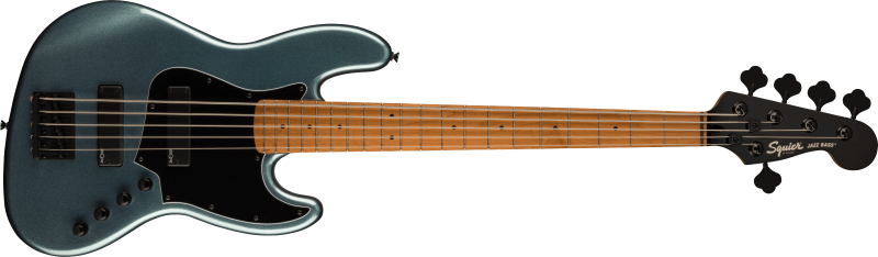 Squier Contemporary Active Jazz Bass HH V, 5strunná, Gunmetal Met