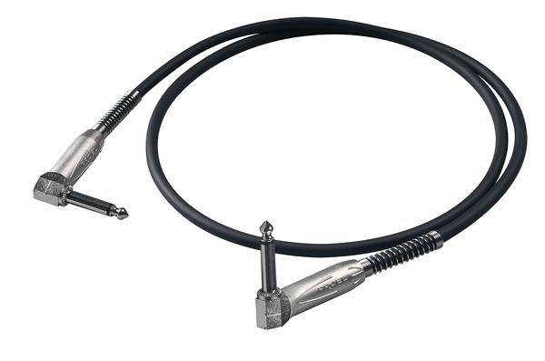 Proel Kabel pro nástroje 0,5 m, 2x6,3 mm mono jack, niklovaný, HPC115