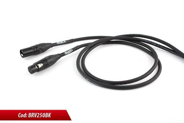 Proel Mikrofonní kabel 5 m, XLR 3P konektory, flexibilní PVC povrch